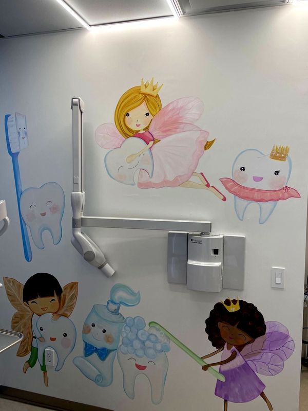 Tooth Fairy Wall — ANYX Dental Clinic — Thornhill