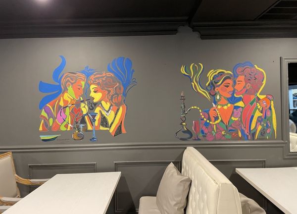 Two Walls in Situ — Diyako / L’Amore Lounge — Richmond Hill restaurant